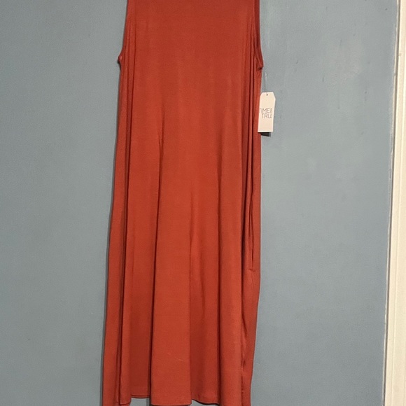 SELLING TIME & TRU TENT DRESS SIZE SMALL COLOR ORANGE 🍊 SLEEVELESS NWT - Picture 13 of 14